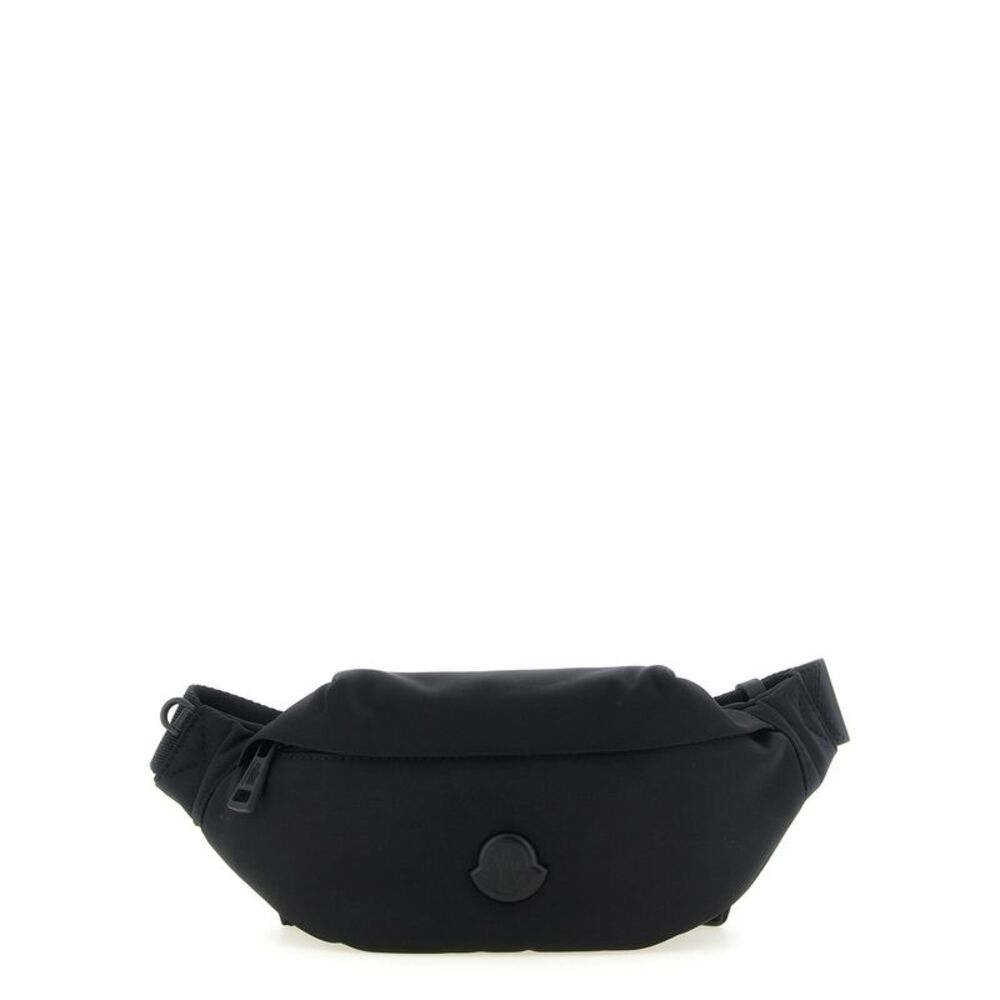 Moncler Men's Durance Waist Bag With Logo Patch